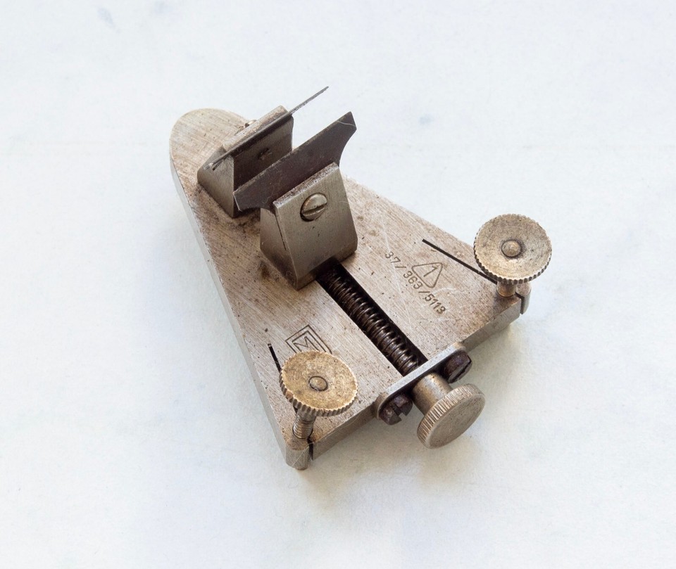 Watchmakers Vintage Poising Tool For Balance Wheels Made In Germany eBay