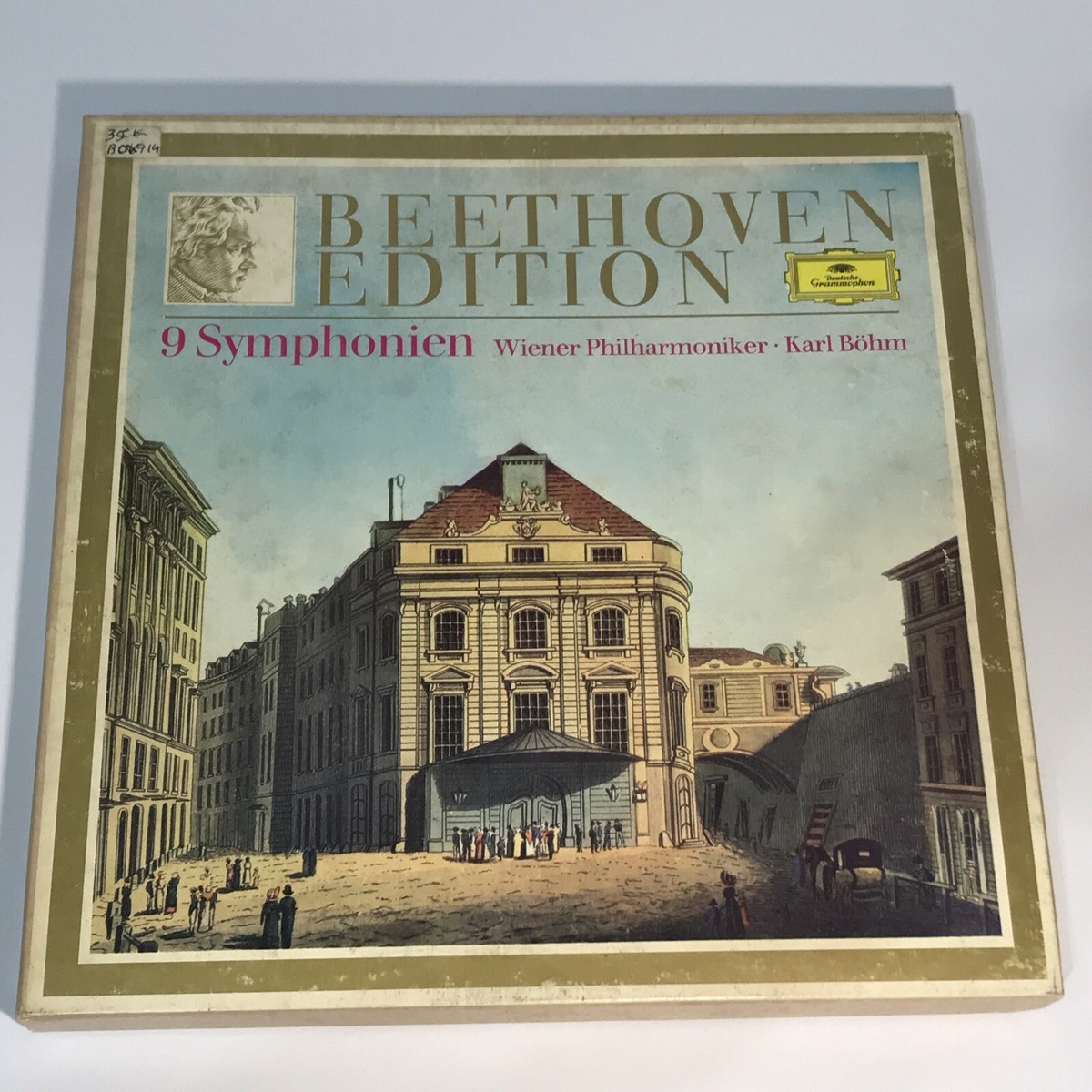 1972 Beethoven Edition 9 Symphonien 12” Vinyl Box Wiener