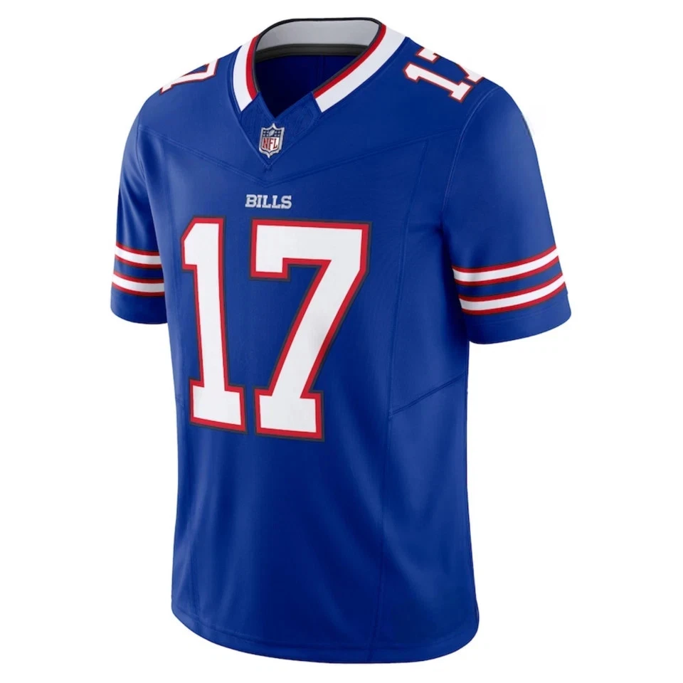 NWT Bills #17 Josh Allen Royal Jersey