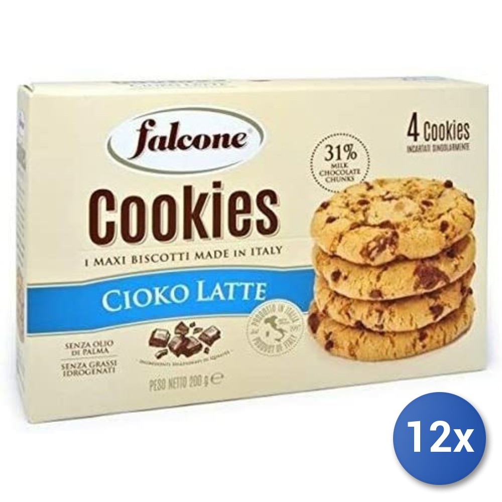12X Multipack Falcone Cookies Cioko Latte Gr 50X4