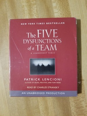 The Five Dysfunctions of a Team (Audiobook CD) Patrick Lencioni New/ Sealed