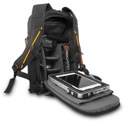 Padcaster Camera Backpack, Video Production Bag   with Dividers for Tablets, Pho