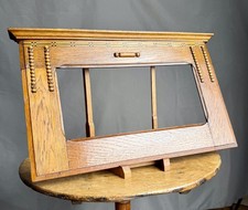 Superb Antique Belgian Oak Frame 14" x 7" Rebate v Arts & Crafts Glasgow School