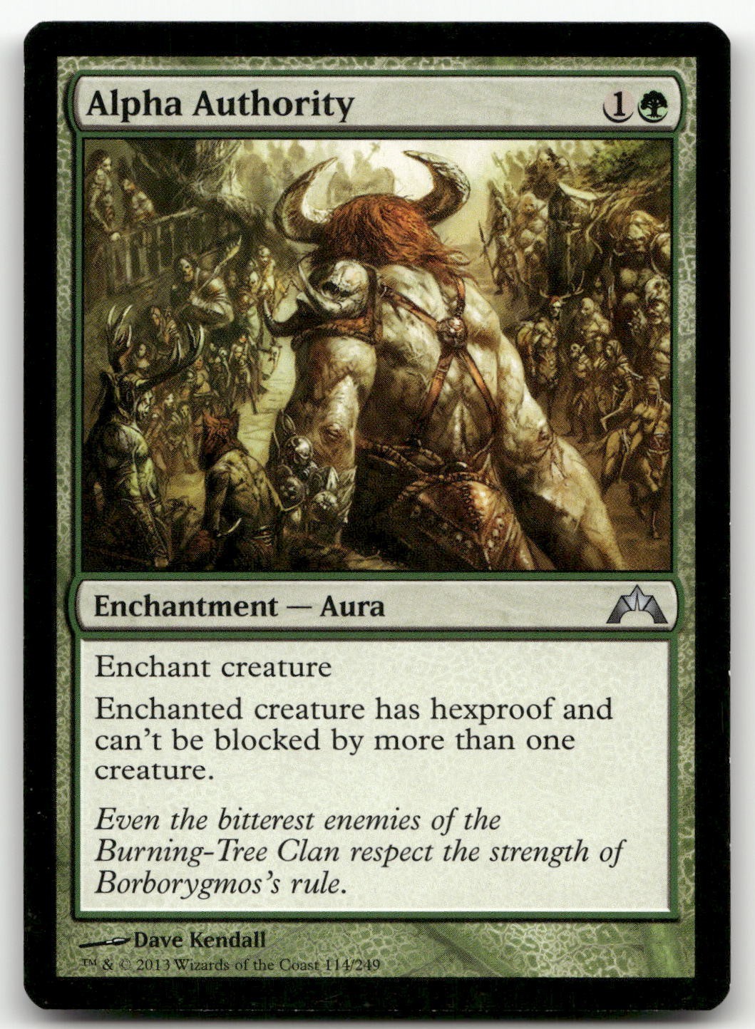 Alpha Authority #114 (LP) Gatecrash GTC Magic MTG