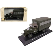 Militaria Die Cast GMC CCKW 353 6x6 Truck w/Shelter