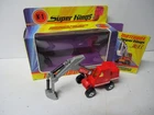 Matchbox Lesney Superkings K-1 O & K Excavator- red, 4 SPOKE wheels, boxed