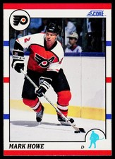 Mark Howe, 1990-91 Score American, #220, Philadelphia Flyers,