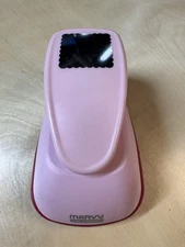 Marvy Uchida Paper Punch - Scalloped Square 1.75in - Scrapbook Craft