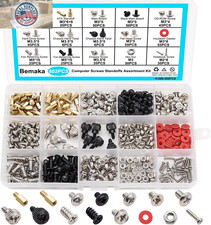 502PCS Computer Screws Assortment Kit, Motherboard Standoffs Screws PC Screws fo