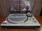 Technics SL-1200MK3D Silver Direct Drive DJ Turntable Quartz Tested Working