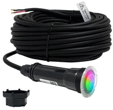 1.5 Inch PoolLight Replacement Pentair Globrite 12V 12W RGB LED 100 FT Cord New