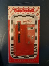 Collectable Musical Coca Cola Vending Machine Bank