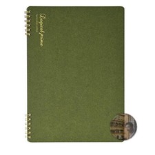 Nakabayashi Logical Prime B5 Double Ring Notebook A-ruled 50 Sheets Green Paper