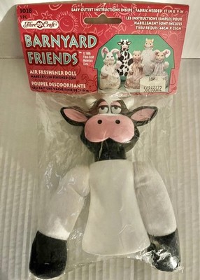 Vintage Fibre Craft Cow Air Freshener Cover