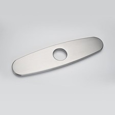 Faucet Cover Plate, Stainless Steel Deck Plate for Kitchen Sink Faucet Single...