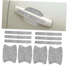 ZIMISI 10PCS Bling Car Door Handle Protector, Crystal Rhinestone Anti White