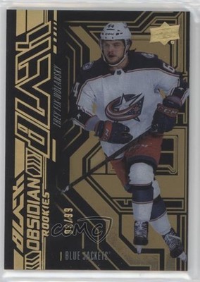 2022-23 SPx UD Black Obsidian Rookies Gold 3/99 Trey Fix-Wolansky #OR-9 RC 0s1c