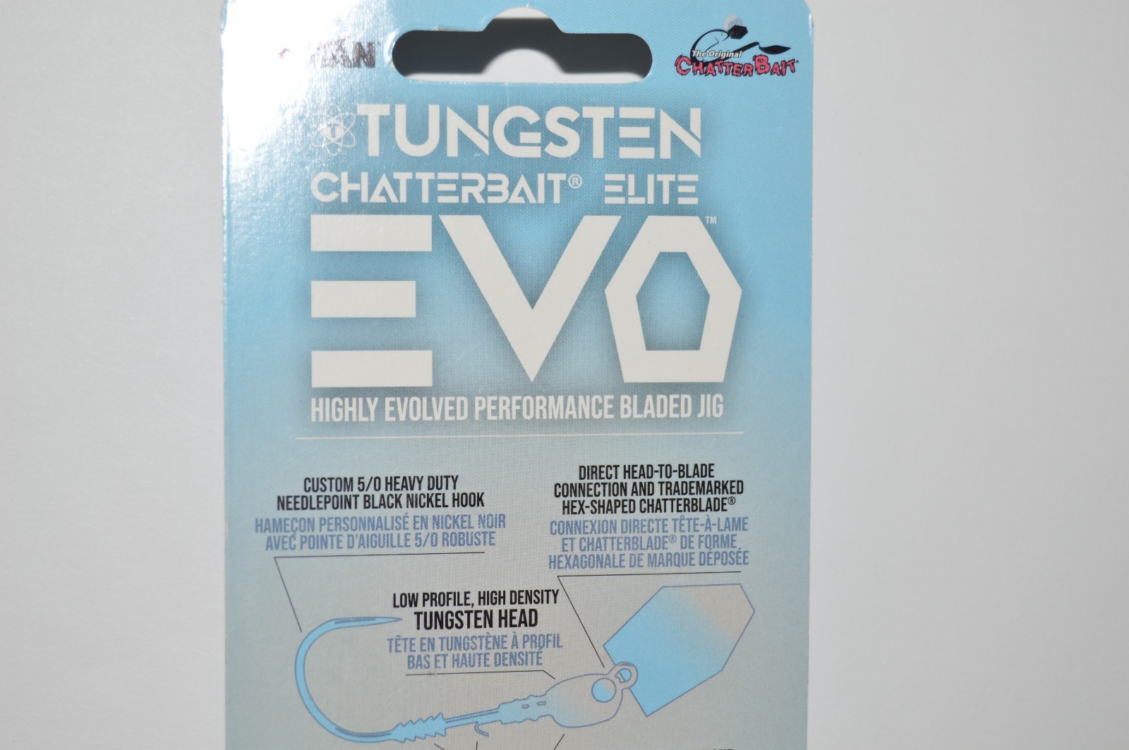 zman z-man tungsten chatterbait elite EVO 3/8oz chartreuse white bass bladed jig - Image 3