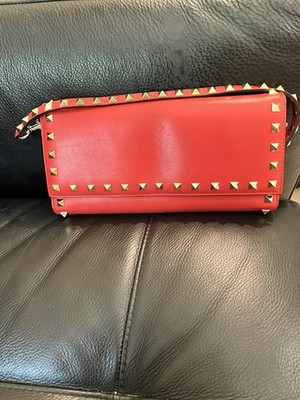 Valentino Garavani Rockstud Wallet Clutch Wristlet Fits Pro Max w/ Box