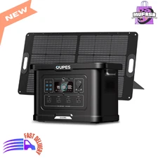 2400 Solar Generator with 100W Panels, LiFePO4 Power Station