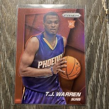2014-15 TJ Warren Red Prizm /49 ! Rookie Card 🏀  Much more rare than Silver