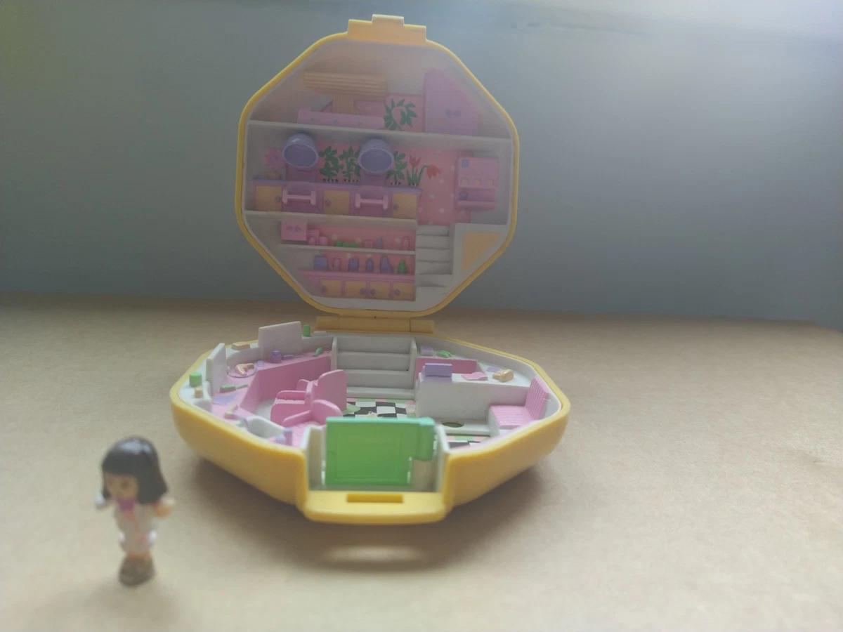 Polly Pocket – Coiffure Stylin’ Salon – Compact De Jeu – Vintage