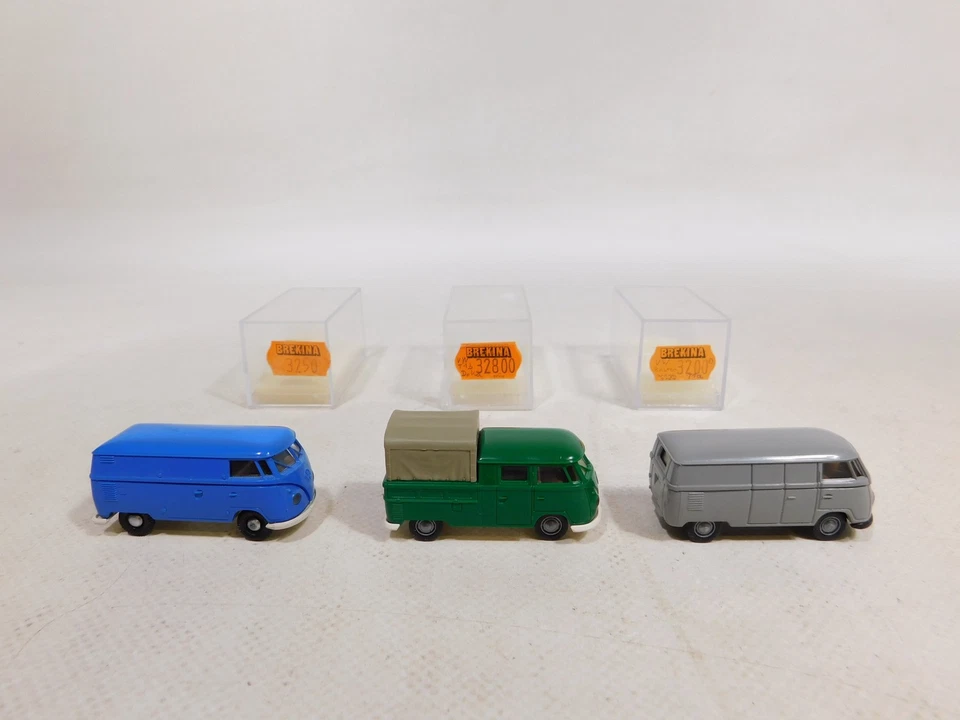 3X Brekina H0 1:87 Doka caja VW T1 Bulli 3200 3250 32800 SG/caja superior #DX461-0,5 Foto 2 de 4