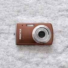 PENTAX Optio M40 Brown Compact Digital Camera 8MP Tested Working Japan