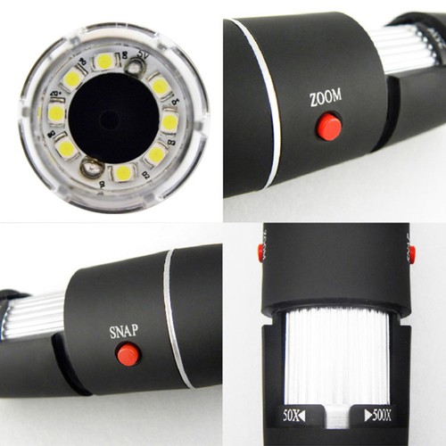 Microscopio de mano Lupa digital Aumento USB portátil - Imagen 3 de 10