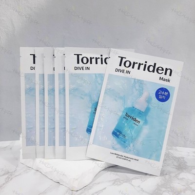 Torriden Dive-In Korean Sheet Mask 10 Pack