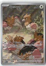 Spearow 151/132 Illustration Rare Mega Evolution Pokemon Holo Moderately Played