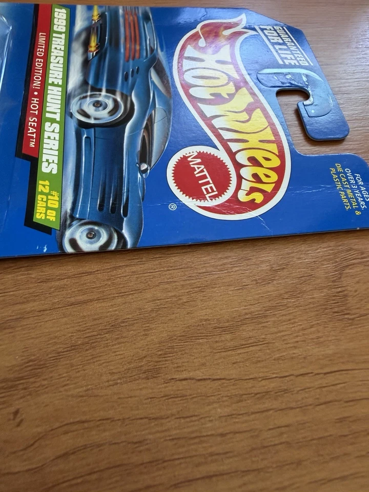 Hot Wheels Limited Edition 1999 Treasure Hunt Series Hot Seat 10/12 (ub) - Image 4 of 4