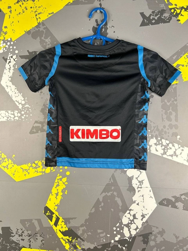 Napoli Jersey Away football shirt 2018 - 2019 Kappa Kids Size 3YEARS ig93 - Image 2 of 4