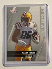 2025 Sage Hit Silver Next Level Football #118 Mason Taylor - LSU Tigers/ Jets