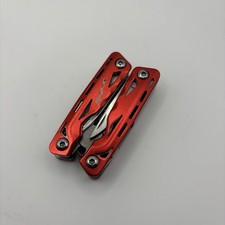 Snap-On Stainless Steel Red Pocket Multi-Tool 9-in-1
