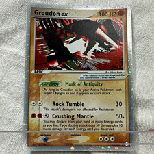Groudon ex 93/101 EX Hidden Legends Holo Ultra Rare English 100 HP on eBay