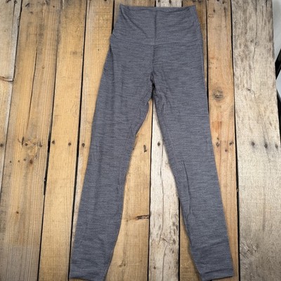 Lululemon Align Leggings Größe 4 Grau Meliert Hohe Taille Yoga Athletic