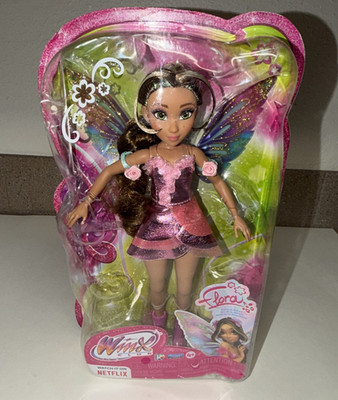 Winx Club Flora Fairy Of Nature Fashion Doll Playmates Toys 10.5  Doll New