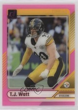 2024 Panini Clearly Donruss Pink TJ Watt #44 19l7