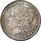 1886-P Morgan Silver Dollar PCGS MS63 - Electric Blue Toning