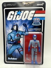 2021 Super7 ReAction G.I. Joe Glow Patrol Cobra Commander 3.75  Action Figure
