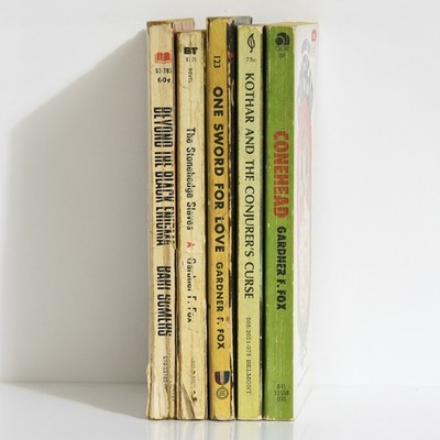 GARDNER F. FOX : Select titles, build a library, Vintage SF, Fantasy, Sleaze etc