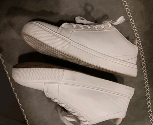 Crane Womans Sneakers, White/Pink. SZ 8M - Picture 2 of 5