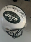 Curtis Martin Signed New York Jets proline replica Helmet HOF 12 insc. JSA cert