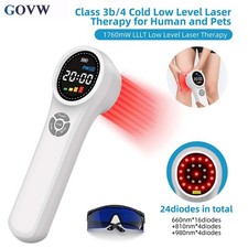 1760mW Red Infrared Laser Therapy Device LLLT 24 Diodes Pain Relief for Home Use