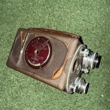 Rear Vintage 1940  s Bell  Howell Filmo Turret Auto Master 16mm Movie Camera