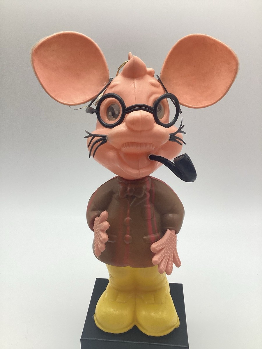 貴重　非売品　ソフビ　TOPO GIGIO &ROSYセット Vintage Topo Gigio Pencil Sharpener: Italian TV Puppet Collectible