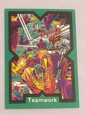 TEAMWORK 1991 Comic Images Marvel X-Force #77