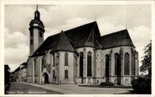 Ak Torgau an der Elbe, Marienkirche,  Architektur, Turm mit Uhr,... - 4728581