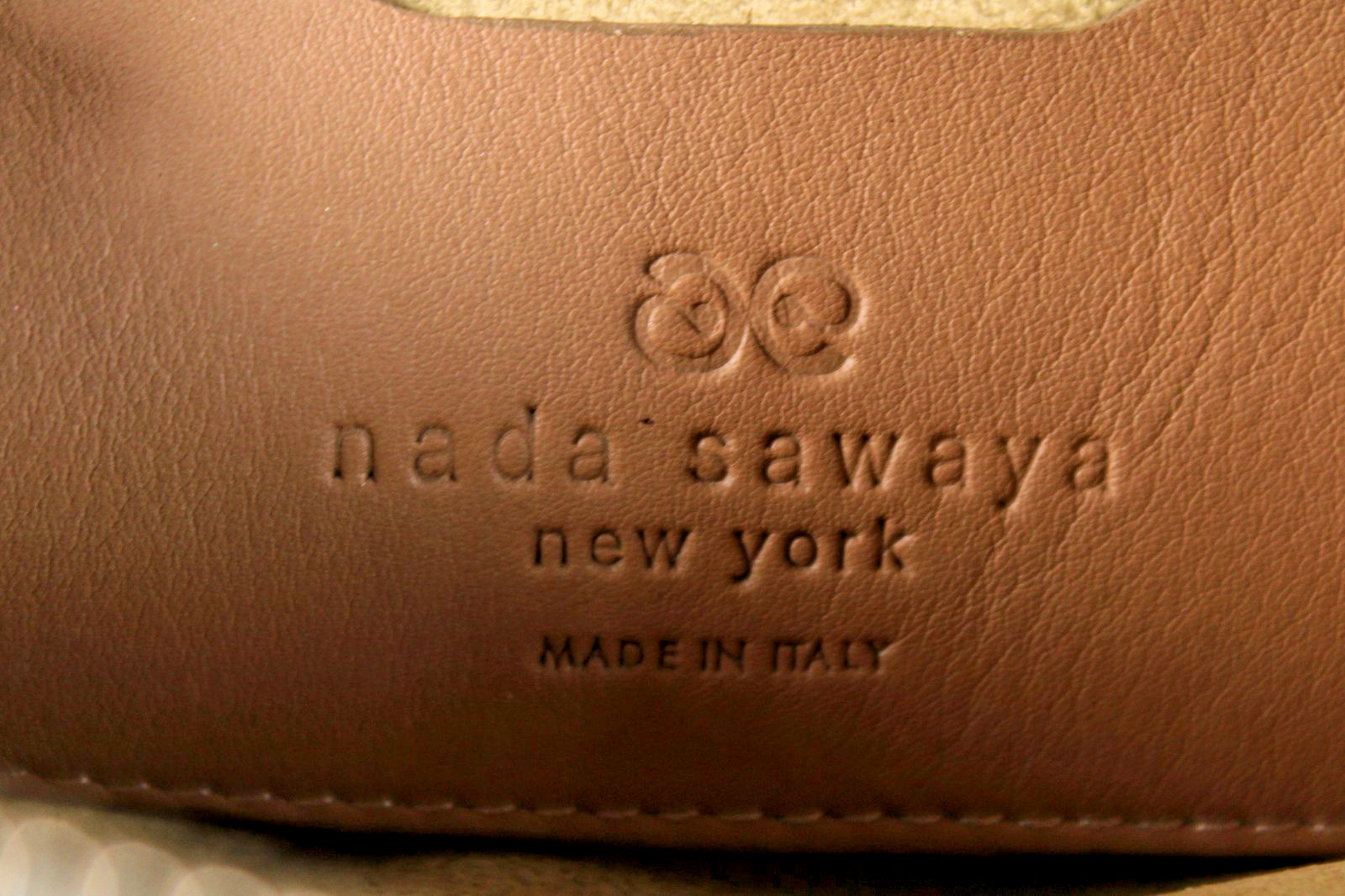 NADA SAWAYA Gray Python Skin & Braided Leather Ha… - image 9